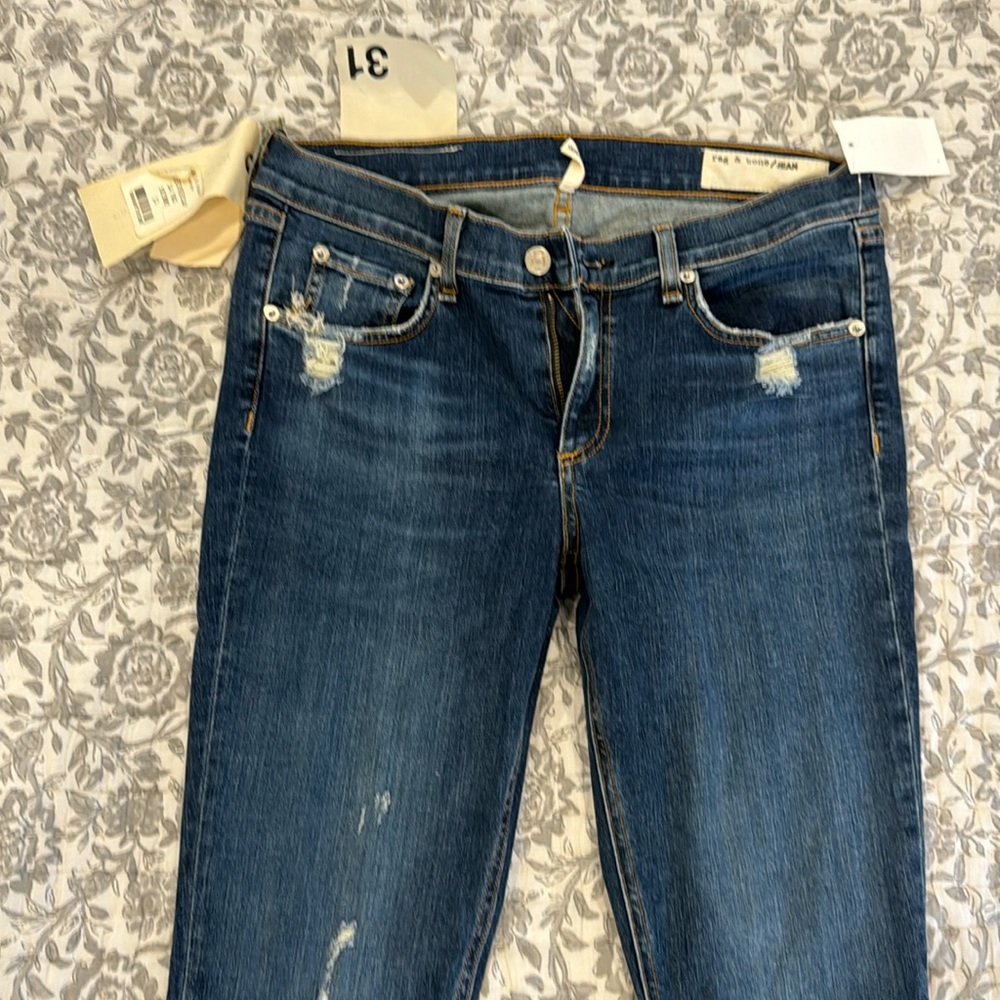 Rag and bone capri skinny jeans